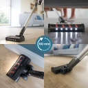 Philips XC3031/01 Series 3000 bezvadu slotas putekļu sūcējs ar akumulatoru 25.2 V līdz 60 min runtime PowerCyclone 8 LED uzgalis 0.6 L konteineris Bagless Zils