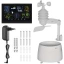 Emos belaidė meteorologinė stotis E6016, E6016, 4x1,5V AA, 3x1,5V AAA, 100m, 433MHz, spalvotas ekranas, žadintuvas