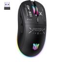 Onikuma CW953 m&auml;ngurihiir, CW935 Black, 800/1200/2400/3200/4800/12800 DPI, 6 nuppu, RGB taustvalgus, 500 mAh aku