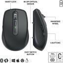 Logitech USB hiir MX Anywhere 3S 910-006958, 8000DPI, 6 nuppu, Bluetooth, Li-Poly aku, 10m traadita ulatus