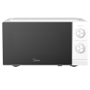 Laisvai pastatoma mikrobangų krosnelė kompaktiškam maisto ruošimui su 20 L talpa 700 W galia ir klasikiniu baltu dizainu MMO MMP01MZ WH Midea
