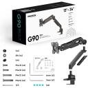 Onkron monitori tarvik G90-B, maksimaalne kandev&otilde;ime 10 kg, minimaalne ekraani suurus 33 cm, maksimaalne ekraani suurus 86.4 cm