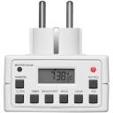 Goobay Automātiskais jaudas slēdzis 93256, AC 230 V, 3600 W, 16 A, 10 taimeru programmas, bērnu dro&scaron;a kontaktligzda
