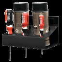 Magnetinis laikiklis dirbtuvėms atsuktuvams ir aerozoliniams balionėliams 21.5×12×13 cm YT-08681 YATO