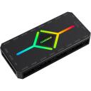 Gamemax V4.0 ARGB PWM HUB BK, 136g, 11.8cm, 5.5cm, 1.7cm, heleduse reguleerimise nupp, 4-pin PWM pistik
