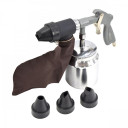 Gaisa smil&scaron;u strūklas pistole ar tvertni un smil&scaron;u atgū&scaron;anas maisu, AW10518, AWTOOLS