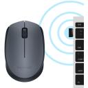 Logitech USB optiline hiir M170 KOOD 910-004642, 1000 DPI, 2 nuppu, 10m traadita ulatus, AA aku