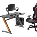 Maclean m&auml;ngulaud RS120, 120cm, 60cm, 75cm, 26.5kg, 2 kaabli sisendid, matt, ergonoomiline, libisemisvastased jalad