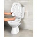 Beldray Perhe WC iste LA037185EU7, valge, 370x450mm, 260x387mm, antibakteriaalne, pehme sulgemine