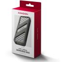 Axagon SSD корпус EEM2-20G USB-C 20Gbps, M.2, черный, 15 x 112 x 40 мм, 0.38 м кабель, 1 термопрокладка, комплект для установки