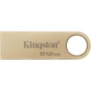 Kingston DataTraveler USB 3.2 Gen 1 SE9 G3 DTSE9G3/512GB, 512 GB, 220 MB/s, 100 MB/s, USB Type-A, metall, kuld
