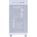 Asus PRIME AP303 TG White Midi Tower 90DC00V3-B39010, 485mm, 215mm, 425mm, 7.8kg, metāls, Midi Tower, 2x2.5" bays, 1x3.5" bay