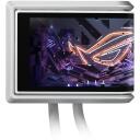 Asus ROG RYUO IV 360 ARGB balts, 90RC01N2-B0EAY0, 12 cm, 3 ventilatori, 2200 RPM, 56,66 CFM, AMOLED displejs
