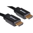 Sandberg HDMI kaabel 508-99, 3m, HDMI male-19M, HDMI male-19M, toetab 4K UHD, v&auml;ga k&otilde;rge ribalaius