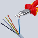 Apaļo knaibu komplekts, KNIPEX, 22 06 160, 160 mm, VDE pārbaudīts, hromēts