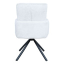 Krēsls BATUL rotējo&scaron;s, bē&scaron;s balts 10587