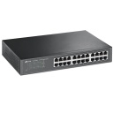TP-Link TL-SG1024D tinklo komutatorius nevaldomas 24&times; Gigabit 10/100/1000 Mbps be ventiliatoriaus juodas