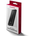 Axagon корпус SSD EEM2-UB2 USB-C 10Gbps, M.2, черный, 115 x 39 x 11 мм, 3 термопроводящие прокладки