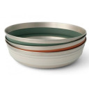 Salokāma Bļoda DETOUR Stainless Steel Collapsible Bowl M, Beluga Black, 9327868160495 SEA TO SUMMIT