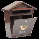 Pašto dėžutė 380x320x105mm GRAFITAS; 78581 VOREL