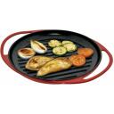 Jata Grill pann GR25, 25cm, raudne, &uuml;hilduv elektriliste, gaasi, klaaskeramika, induktsioonpliitidega, lihtne puhastada