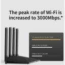 Zte Ruuter T3000 IDU, 4x10/100/1000 Mbit/s, 256 Wi-Fi kasutajat, WPA2/WPA3, 5 GHz, EasyMesh