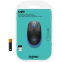 Logitech USB optiline hiir M190 910-005907, 1000DPI, 3 nuppu, 2.4GHz, AA aku, sinine