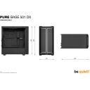 Be Quiet Korpus PURE BASE 501 DX BGW76, 450mm, 231mm, 463mm, 3x140mm ventilaatorit, ARGB valgustus, 7 laiendamise pesa