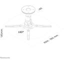 Neomounts потолочный крепеж для проектора BEAMER-C50, высота 185 мм, максимальная нагрузка 10 кг, черный, 360&deg; поворот, 90&deg; наклон