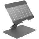Hyper plan&scaron;etdatora statīvs HS1150GYGL, 16", 1kg, regulējams augstums, pelēks, neslīdo&scaron;as silikona rokas