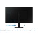 Samsung LCD monitor LS32D600UAUXEN 81.3 cm 2560 x 1440 Quad HD 5 ms 178&deg; 178&deg; Sisseehitatud USB keskjaam 3.2 Gen 1 VESA kinnitamine reguleeritav alus