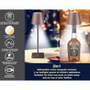 Beper Galda lampa P201UTP120, 5 V, 110 lm, 1 spuldze, regulējama baltā gaisma, IP44, USB uzlāde