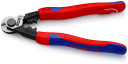 Vadu griezējs ar diviem presē&scaron;anas uzgaļiem, KNIPEX, 95 62 190 T, 190 x 66 x 24 mm, 345 g, augsta griezes jauda