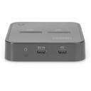 Digitus dokstacija DA-71545, 2xUSB Type-C, 0.6A, 3A, 5V, UASP atbalsts, Plug and Play, melna