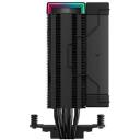 Deepcool CPU кулер AK400 DIGITAL PRO R-AK400-BKAPMN-G, 862 г, 60.89 cfm, 1 вентилятор, поддержка PWM, 4 медные тепловые трубки