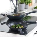 Salter Cep&scaron;anas panna BW12258EU7, 24cm, 4.8cm, Alumīnijs, Nepiedego&scaron;s, Elektriskā, Gāzes, Stikla keramikas, Indukcijas