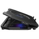 Genesis Klēpjdatora dzesē&scaron;anas statīvs OXID 850 NHG-1858, 5 ventilatori, 2xUSB 2.0, RGB apgaismojums, regulējams slīpums