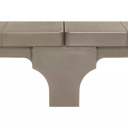 Aia laud Julie Double Table (2 konfiguratsiooni) beež 29210662587 KETER 147,5 x 180 x 74,5cm 295 x 90 x 74,5cm