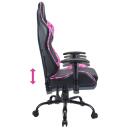 Subsonic Spēļu krēsls SA5609-PP, 14.5kg, 125kg, 53cm, 123-133cm, 2D roku balsti, regulējama atzveltne, eko āda