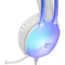 White Shark K&otilde;rvaklapid PEACOCK-2 WHITE, 212g, Valge, 2m, 32&Omega;, 20Hz-20KHz, RGB valgustus, &uuml;le k&otilde;rvade