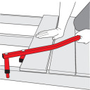 Decking straightening tool YT-62930 YATO