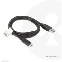 Club3D кабель USB 3.1 Type-C к Type-A CAC-1523 10Gbps, 60W, 1m, M/M