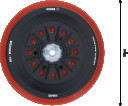 Slīpē&scaron;anas pamatne 150mm,Medium, Multi-hole, Ekscentra slīpma&scaron;īnām EXPERT MULTIHOLE BALSTA DISKS, 2608900010, BOSCH