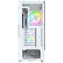 Montech Korpus X5 (W), Midi Tower, 1xUSB 3.0, 3x140mm esiventilaatorit, 1x120mm tagumine ventilaator, RGB