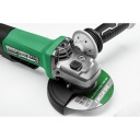 Disku slīpma&scaron;īna, HIKOKI, G13BYEQ2WDZ, 125 mm, 1300 W bezsuku motors, 360&deg; rotējo&scaron;s aizsargs, augsta dro&scaron;ība.