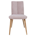 Ēdamistabas krēsls NOVA 59x53,5xH92cm, pelēcīgi rozā 25418 Allit