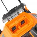 Akuto snowthrower DAEWOO DAST 5542Li, 42 V, 510 mm, 280 mm, 1-10 m, LED, 16 kg.