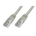 Digitus patch kabelis DK-1512-100, 10m, pelēks, RJ-45 vīrie&scaron;u savienotājs, U-UTP, booted