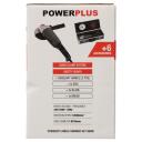 Leņķa slīpma&scaron;īna 900W &Oslash; 125mm - 6 piederumu, POWERPLUS, POWESET2, 12000 apgr./min, alumīnija korpusā