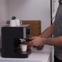 Black Decker Espresso kafijas automāts BXCO1200E ES9200010B, 1200 W, 1.2 L, 15 bāri, 2 tasītes, ar piena putotāju, ar zemējumu